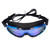 Outdoor Sports Large Frame Swimming Glasses Profession Protection Swim Goggles for AdultsBlue and Black