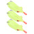 3Pcs Artificial Fishing Lures Colorful Soft Baits Lifelike Plastic Fishing Swimbait Kit12#