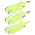 3Pcs Artificial Fishing Lures Colorful Soft Baits Lifelike Plastic Fishing Swimbait Kit12#