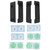 Drone Battery Dust Cover Set Plastic Charging Port Dust Plugs with Sticker for MAVIC AIR 2S