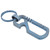 Outdoor MultiFunctional Titanium Alloy Keychains Clip Bottle Opener Keyring Holder(Blue )
