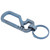 Outdoor MultiFunctional Titanium Alloy Keychains Clip Bottle Opener Keyring Holder(Blue )
