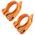 2Pcs Bike Saddle Clamp Mountain Bicycle Road Seat Tube Quick Release Clip 35mm Or