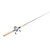 A75L Ice Fishing Rod Kit Portable Winter Fishing Pole Set Fishing Tackle with Reel Floats Storage Bag