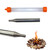 Fire Blowing Tube Collapsible Stainless Steel Fire Blower Pipe for Outdoor Camping BBQ