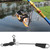 10 pcs Alloy Copper Fishing Connectors Bearing Rolling Swivel with Luminous Beads Fish Tackle Accessories(blacksilver )