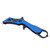 Fishing Grip Pliers Aluminum Alloy Fish Controller Plier Lip Grip Clamp Fishing Tool Blue