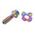 RISK Bike Front Derailleur Screw Gasket Kit Hollow Titanium Alloy Folding Bicycle Derailleur Screw Accessory Colorful
