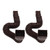 Gutter Downspout Extensions Extendable 2 Soft Hose Water Transfer Rainwater Gutter Pipe Brown