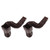 Gutter Downspout Extensions Extendable 2 Soft Hose Water Transfer Rainwater Gutter Pipe Brown
