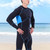 Warm Full body Neoprene 3mm Long Sleeve Snorkeling Wetsuit Surfing Swimming Diving Suit(XL)