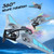 Foam Remote Control Drone 2.4GHz Remote Control Airplane 360 ° Stunt Rotation for Kids Children