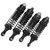 4pcs RC Front Rear Shock Absorbers for LOSi Lasernut U4 Tenacity 1/10 Off Road VehiclesBlack