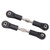 2 Pcs RC Servo Link Steering Rod 8020 Black Steering Linkage for ZD Racing 1/7 DBX07 EX 07