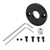 Remote Control Car Upgrade Motor Holder Aluminum Alloy Portable Motor Base Mount Parts for MN86K 1/12 RC Cars Black