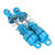 Front Rear Shock Absorbers Damper Accessories Fit for Losi 1/18 MiniT 2.0 2WD Sports Car(Blue )
