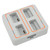 2 Way Charging Hub Compact Easy Carrying 4 Ports RC Drone Battery Charger for DJI Mini 3 Pro Grey