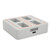 2 Way Charging Hub Compact Easy Carrying 4 Ports RC Drone Battery Charger for DJI Mini 3 Pro Grey