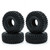 RC Crawler Rubber Tires RC Car Tires 4pcs Replacement for 1/10 TRX4 Axial SCX10 90046 SCX10 III AXI03007 AXI03003 RC Car