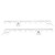 Metal Side Skirt Accessory Fit for SCX10 90046 90047 1/10 RC Crawler 313 WheelbaseSilver