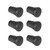 6pcs/set Replacement Outdoor Trekking Hiking Pole Tip End Walking Stick Cap Cover Protector