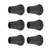 6pcs/set Replacement Outdoor Trekking Hiking Pole Tip End Walking Stick Cap Cover Protector