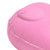 Inflatable Pillow Camping Travel Pillows Flocked Fabric Ultralight Press Automatic Inflation for Neck Lumbar Pink