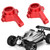 Aluminum Alloy Left/Right Steering Cup Replacement Parts Fit for WL A959 A979 A969 1/18 RC CarRed