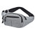 Fanny Pack Multifunctional Large Capacity Abrasion Resistant Waterproof Unisex Wallet Waist Bag for Outdoor Sports Grey