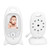 Video Baby Monitor with Digital Camera Video Monitor Long Transmission Range 2 Way Talk Lullaby Songs 520mAh 100V‑240V EU Plug