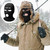 3 Holes Balaclava Knitted Embroidered Face Cover Autumn Winter Warm Face Cover for Men Women Outdoor Cycling Skiing Running