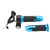 1 Pair 12V‑99V Throttle Grips Universal Twist Throttle Accelerator Grip Handlebar with Keys for Electric Bike ScooterBlue