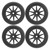 4pcs Plastic Rubber RC Tire Upgraded Accessories Fit for WPL D12 1/10 RC Truck 63mm