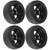 4pcs Plastic Rubber RC Tire Upgraded Accessories Fit for WPL D12 1/10 RC Truck 63mm