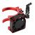 40mm Motor Cooling Fan Aluminum Alloy Fan with Bracket for Remote Control Model Car 40‑42mm Diameter MotorRed and Black