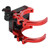 40mm Motor Cooling Fan Aluminum Alloy Fan with Bracket for Remote Control Model Car 40‑42mm Diameter MotorRed and Black