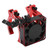 40mm Motor Cooling Fan Aluminum Alloy Fan with Bracket for Remote Control Model Car 40‑42mm Diameter MotorRed and Black