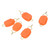 5PCS Fishing Line Stopper Baitcasting Reel Fishing Line Clip Holder Buckle Keeper Fishing AccessoriesOrange
