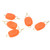 5PCS Fishing Line Stopper Baitcasting Reel Fishing Line Clip Holder Buckle Keeper Fishing AccessoriesOrange