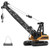 1:50 Engineering Crane Model Alloy Engineering Vehicle Static Model Toy for Children Kids