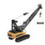 1:50 Engineering Crane Model Alloy Engineering Vehicle Static Model Toy for Children Kids