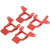 Front Rear Shock Towers Mount Hoop Bracket Replacement RC Accessories Fit for Traxxas TRX‑4 1/10Red R