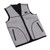 Electric Heated Vest 3 Heating Levels Intelligent Temperature Control Grey USB Heated Vest for Women Men Skiing Hiking 2XL