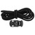 2PCS Elastic Rubber Swim Goggles Scuba Diving Snorkeling Mask Strap Cord Adjustable Band RopeBlack