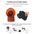 Outdoor Camping Fishing GasHeaters Portable Heating Device Adjustable Hiking Warmer Winter Tent Warming Equipment
