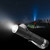 Outdoor Portable Mini LED Flashlight Telescopic Pen Shape Light Torch for Emergencyblack