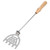 Stainless Steel Mini Wooden Handle Mix Shrimp Bait Shovel Fishing Tackle for Fisherman