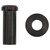 Bike C Caliper Nut Titanium Alloy M6x20mm Rust Resistance Bike C Clamp Fixing Nut Road Bike Accessories with Gasket Black
