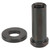 Bike C Caliper Nut Titanium Alloy M6x20mm Rust Resistance Bike C Clamp Fixing Nut Road Bike Accessories with Gasket Black