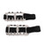Outdoor Winter Snow Ice Shoe Cover 10 Tooth Bundled Crampons Stainless Steel Shoes Chain